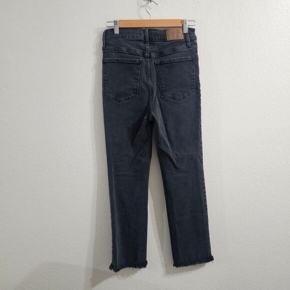 MADEWELL Cali Demi-Boot Jeans in Bayland Wash: Raw-Hem Edition Size 28 - Picture 2 of 10